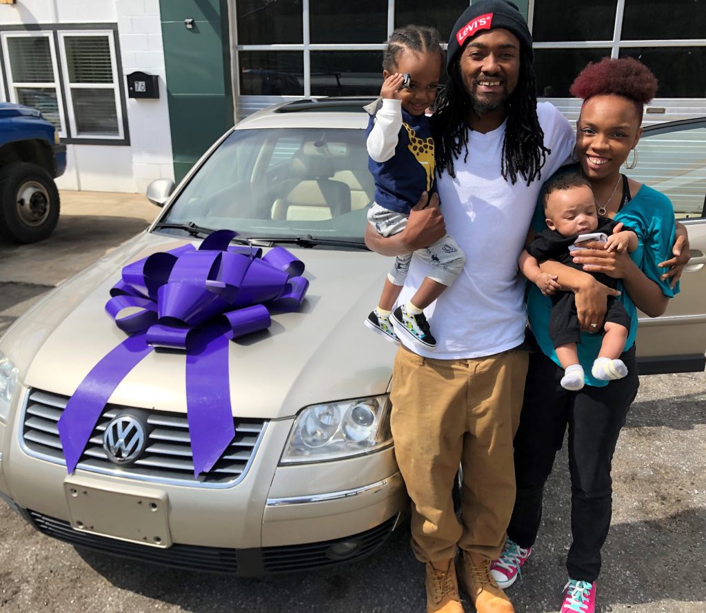 Taquon purchased a safe and reliable vehicle for his family through Working Wheels.