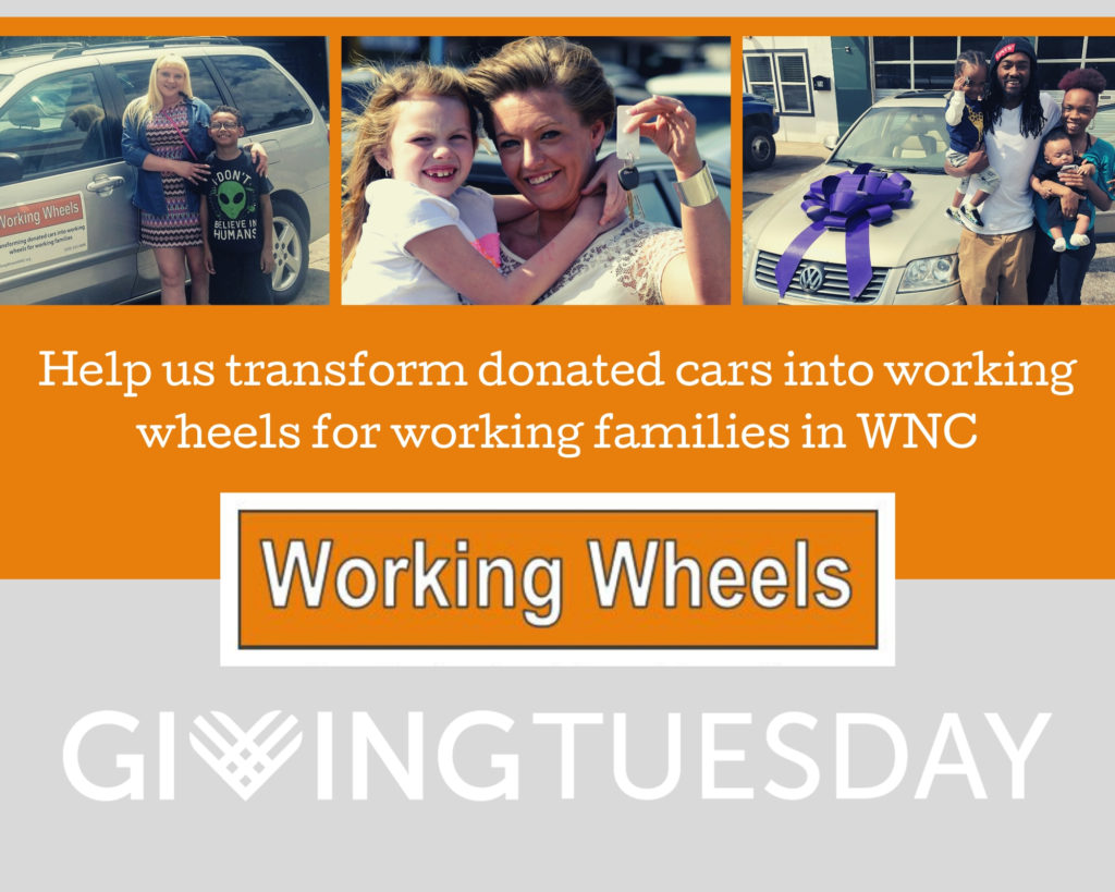 Help us transform donated cars into working wheels for working families in WNC