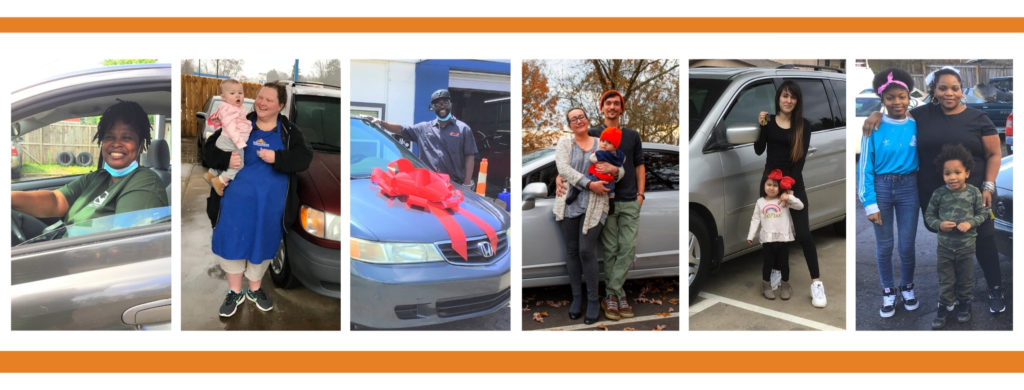 Some of the hardworking families who have purchased a reliable car from Working Wheels
